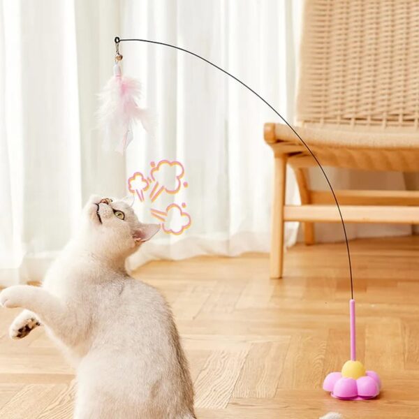 Suction Cup Cat Teasing Stick