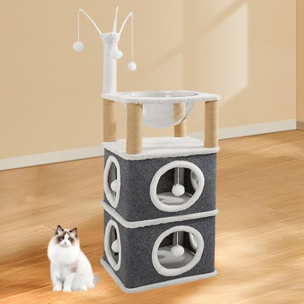 Double Cat Bucket Space Capsule