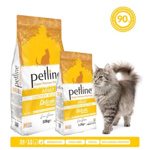 Petline Adult Chicken Cat Food 1.5kg