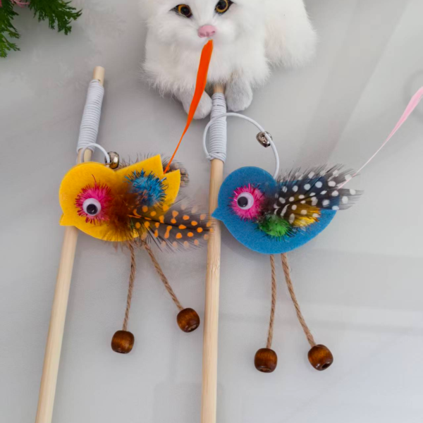 Cat Teaser Wand Bird Shape